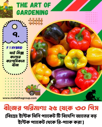 ৭ ধরনের মরিচ বীজের কম্বো + ৫ ধরনের আনকমন জাতের বীজ গিফট - Image 8